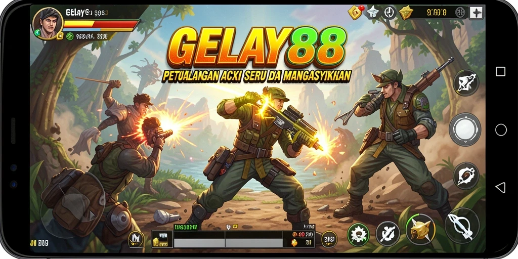 Tampilan aksi seru dalam gameplay GELAY88 yang mendebarkan.