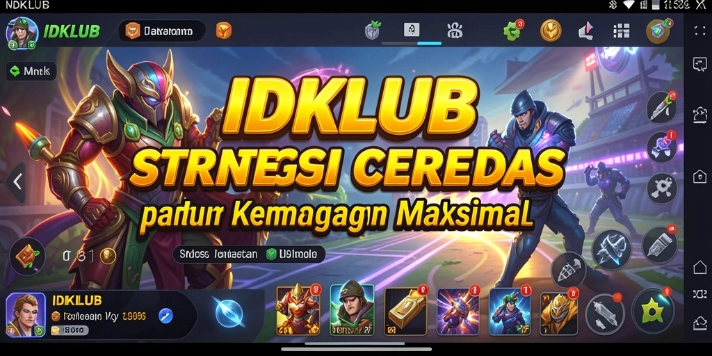 Tangkapan layar dari gameplay strategis IDKLUB yang menegangkan.