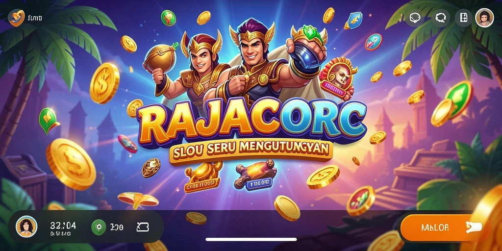Tampilan menarik dari gameplay RAJACORC yang mengasyikkan.